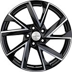 Khomen Wheels KHW1714 Changan/Geely/Lexus/Toyota 7x17 5x114 ET 45 Dia 60 Black-FP