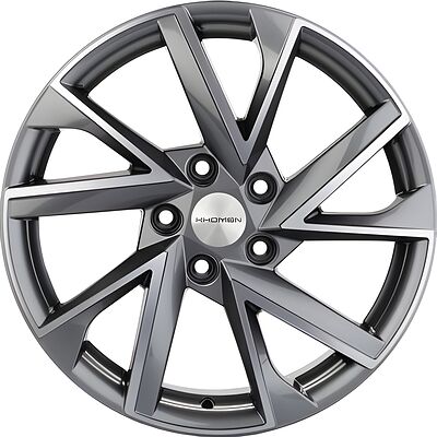 Khomen Wheels KHW1714 CX-5/i40/X-Trail 7x17 5x114 ET 45 Dia 67 Gray-FP