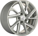 Khomen Wheels KHW1714 (CX-5/Seltos/Optima) 7x17 5x114.3 ET 50 Dia 67.1 F-Silver-FP