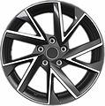 Khomen Wheels KHW1714 (Kodiaq) 7x17 5x112 ET 40 Dia 57.1 Black-FP