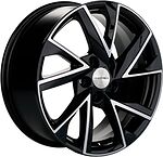 Khomen Wheels KHW1714 (Москвич 3) 7x17 5x108 ET 40 Dia 54.1 Black-FP