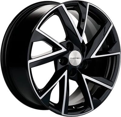 Khomen Wheels KHW1714 (Москвич 3) 7x17 5x108 ET 40 Dia 54.1 Black-FP