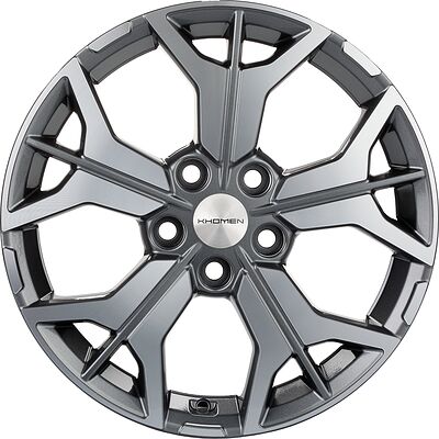 Khomen Wheels KHW1715 7x17 5x114.3 ET 48 Dia 67.1 GRAY-FP