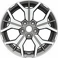 Khomen Wheels KHW1715 (Tiguan) 7x17 5x112 ET 40 Dia 57.1 Gray-FP