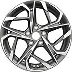 Khomen Wheels KHW1716 (CS75) 7x17 5x114.3 ET 45 Dia 60.1 Gray-FP