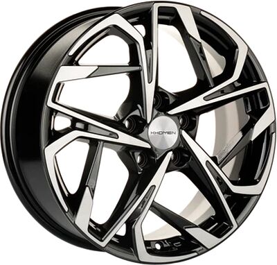 Khomen Wheels KHW1716 (DFM580) 7x17 5x110 ET 45 Dia 67.1 Black-FP