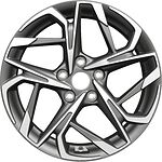 Khomen Wheels KHW1716 (Evolute i-Joy) 7x17 5x110 ET 40 Dia 67.1 Gray-FP