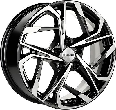 Khomen Wheels KHW1716 (Hyundai Elantra) 7x17 5x114.3 ET 49 Dia 67.1 Black-FP