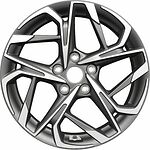 Khomen Wheels KHW1716 (i40) 7x17 5x114.3 ET 45 Dia 67.1 Gray-FP