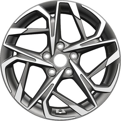 Khomen Wheels KHW1716 (Juke) 7x17 5x114.3 ET 47 Dia 66.1 Gray-FP