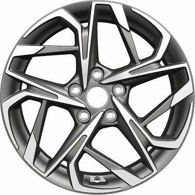 Khomen Wheels KHW1716 (Qashqai) 7x17 5x114.3 ET 40 Dia 66.1 Gray-FP