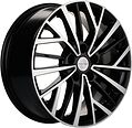 Khomen Wheels KHW1717 (7pro) 7x17 5x108 ET 40 Dia 60.1 Black-FP