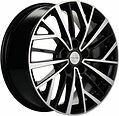 Khomen Wheels KHW1717 (Chery Tiggo) 7x17 5x108 ET 45 Dia 60.1 Black-FP