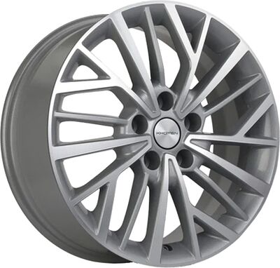 Khomen Wheels KHW1717 (Chery Tiggo) 7x17 5x108 ET 40 Dia 60.1 F-Silver-FP