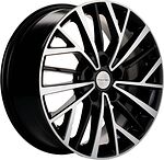 Khomen Wheels KHW1717 (Evolute i-Joy) 7x17 5x110 ET 40 Dia 67.1 Black-FP