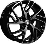 Khomen Wheels KHW1722 (Haval F7/F7x) 6.5x17 5x114.3 ET 40 Dia 64.1 Black-FP