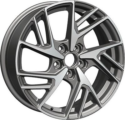 Khomen Wheels KHW1722 (Haval F7/F7x) 6.5x17 5x114.3 ET 40 Dia 64.1 Gray-FP