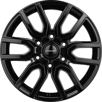 Khomen Wheels KHW1723 8x17 6x139.7 ET 36 Dia 100.1 BLACK
