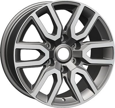 Khomen Wheels KHW1723 (JAC T6 Pickup) 8x17 6x139.7 ET 30 Dia 106.1 Gray-FP