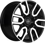 Khomen Wheels KHW1723 LC Prado/Lexus GX 8x17 6x139.7 ET 25 Dia 106.1 Black-FP