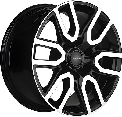Khomen Wheels KHW1723 LC Prado/Lexus GX 8x17 6x139 ET 25 Dia 106 Black-FP
