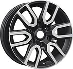 Khomen Wheels KHW1723 (Pajero) 8x17 6x139.7 ET 46 Dia 67.1 Black-FP