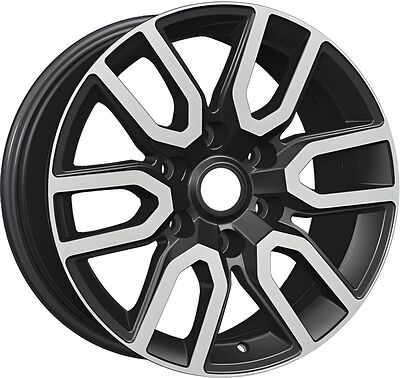 Khomen Wheels KHW1723 (Pajero Sport) 8x17 6x139.7 ET 38 Dia 67.1 Black-FP