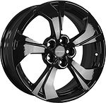 Khomen Wheels KHW1724 (Changan CS75 FL) 7x17 5x114.3 ET 45 Dia 67.1 Black