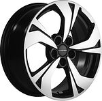 Khomen Wheels KHW1724 (Exeed LX) 7x17 5x108 ET 33 Dia 60.1 Black-FP