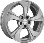 Khomen Wheels KHW1724 (Exeed LX) 7x17 5x108 ET 33 Dia 60.1 F-Silver