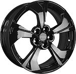 Khomen Wheels KHW1724 (FAW Besturn X80) 7x17 5x114.3 ET 45 Dia 67.1 Black