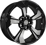 Khomen Wheels KHW1724 (I-40/CX-5/ASX-5) 7x17 5x114.3 ET 45 Dia 67.1 Black Khomen Wheels KHW1724 (I-40/CX-5/ASX-5) 7x17 5x114.3 ET 45 Dia 67.1 Black