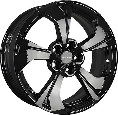 Khomen Wheels KHW1724 (I-40/CX-5/ASX-5) 7x17 5x114.3 ET 45 Dia 67.1 Black