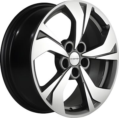 Khomen Wheels KHW1724 (I-40/CX-5/ASX-5) 7x17 5x114.3 ET 45 Dia 67.1 Gray-FP