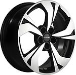 Khomen Wheels KHW1724 (Nissan Juke) 7x17 5x114.3 ET 35 Dia 66.1 Black-FP