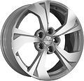 Khomen Wheels KHW1724 (Qashqai) 7x17 5x114.3 ET 40 Dia 66.1 F-Silver-FP