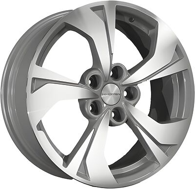 Khomen Wheels KHW1724 (Seltos/Soul/K5) 7x17 5x114.3 ET 48 Dia 67.1 F-Silver-FP