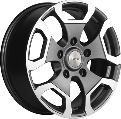 Khomen Wheels KHW1725 (Niva Travel/Legend) 6.5x17 5x139.7 ET 40 Dia 98.5 Gray-FP