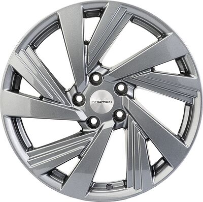 Khomen Wheels KHW1801 7.5x18 5x108 ET 40 Dia 60.1 GRAY