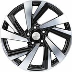Khomen Wheels KHW1801 (Tiguan/Kodiaq) 7.5x18 5x112 ET 43 Dia 57.1 Black-FP Khomen Wheels KHW1801 (Tiguan/Kodiaq) 7.5x18 5x112 ET 43 Dia 57.1 Black-FP