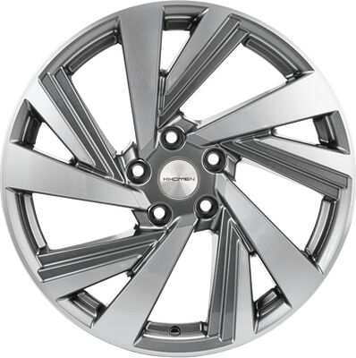 Khomen Wheels KHW1801 (X-trail) 7.5x18 5x114.3 ET 45 Dia 66.1 Gray-FP