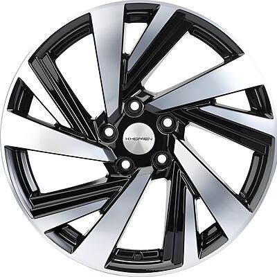 Khomen Wheels KHW1801 Xceed/CX-3/5 7.5x18 5x114.3 ET 45 Dia 67.1 Black-FP