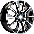 Khomen Wheels KHW1802 (Coolray) 7x18 5x114.3 ET 50 Dia 54.1 Black-FP