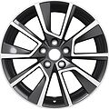 Khomen Wheels KHW1802 (Haval H6) 7x18 5x114.3 ET 40 Dia 66.5 Black-FP