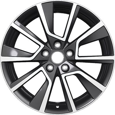 Khomen Wheels KHW1802 (Haval H6) 7x18 5x114.3 ET 40 Dia 66.5 Black-FP