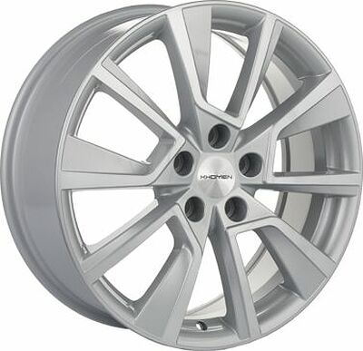 Khomen Wheels KHW1802 (Karoq) 7x18 5x112 ET 45 Dia 57.1 F-Silver-FP