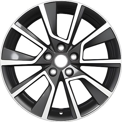 Khomen Wheels KHW1802 Kodiaq/Tiguan 7x18 5x112 ET 43 Dia 57.1 Black-FP