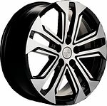 Khomen Wheels KHW1803 (Chery Tiggo) 7x18 5x108 ET 40 Dia 60.1 Black-FP