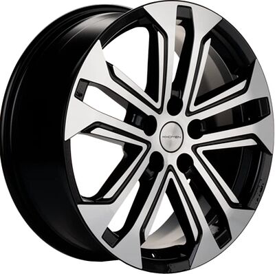 Khomen Wheels KHW1803 (Coolray) 7x18 5x114.3 ET 50 Dia 54.1 Black-FP