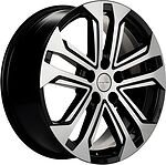 Khomen Wheels KHW1803 (Geely Coolray) 7x18 5x114.3 ET 53 Dia 54.1 Black-FP